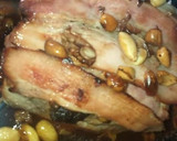 Foto del paso 7 de la receta: Lomo de cerdo mechado con guarnición de verduras salteadas