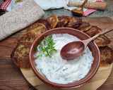 Foto del paso 9 de la receta: Tortitas de patata Kartoffelpuffer, Draniki, Potato Draniki. SIN huevo, SIN harina