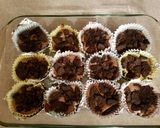 A picture of step 6 of Black Forest Cheesecake Cupcakes.
