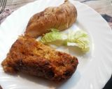 Sült csirkehús mellé töltelék köret recept fázis 3 fotója