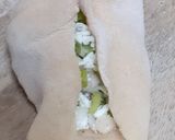 A picture of step 3 of Paneer Paratha with Spring Onions.