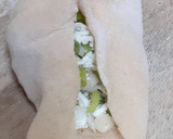 A picture of step 3 of Paneer Paratha with Spring Onions.