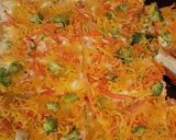 A picture of step 4 of Veggie Pizza#mycookbook.