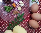 Telur kentang masak santan (boh manok peu lemak) langkah memasak 1 foto