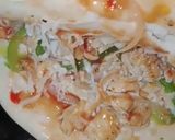 A picture of step 4 of Shawarma sandwich.