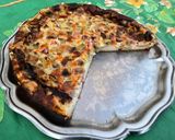 Une image de l'étape 14 de Clafoutis à la rhubarbe et vanille.