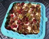 Une image de l'étape 10 de Gâteau fondant à la rhubarbe rose et vanille.