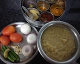 A picture of step 4 of Dal Dhokli Rajasthani Style.