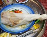 صورة لخطوة 8 من وصفة فخذ غنم مشوي