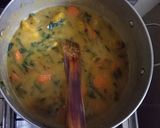 A picture of step 4 of Creamedpumpkin,carrot and spinach soup #authormarathoni,#4weekly.