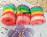 Foto langkah ke 11 dari resep Bolu Gulung Pelangi Mini.