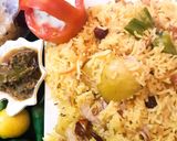 A picture of step 2 of Aloo ki Tahiri.