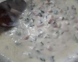 Foto del paso 2 de la receta: Tirabuzones con salsa de verdeo y jamón