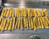 Une image de l'étape 7 de Frites de polenta aux aulx et épices.