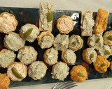 Foto del paso 5 de la receta: Canapés o tarteletas saladas 4 opciones de relleno