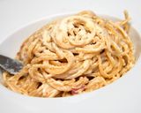 Carbonara spagetti recept fázis 7 fotója