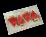 عکس مرحله 2 از دستور برش تزئینی هندوانه 🍉