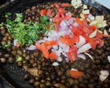 A picture of step 3 of Boil green chickpeas chatpata chaat masala.