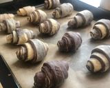 Málnás-étcsoki wassant 🥐 recept fázis 5 fotója