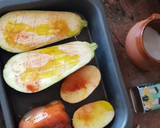 Foto del paso 2 de la receta: Berenjenas, patatas y pimientos al horno