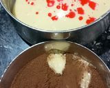 A picture of step 2 of Two in One Strawberry Chocolate Cake.