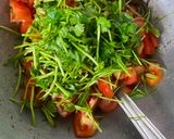 A picture of step 5 of Tomato coriander shorba.