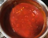Zabpelyhes húsgombóc cukkinis paradicsomszószban lencsetésztával recept fázis 5 fotója