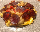 Foto del paso 4 de la receta: Tortilla abierta de verdura asada y chorizo de Salamanca