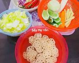 Hình bước làm 1 của món Kim Chi Việt Nam