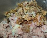 Foto del paso 2 de la receta: Salchichas🌭ahumadas🍖de pollo🍗y cerdo🥓caseras🌭🧄🥙