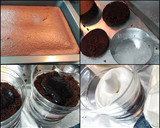 Foto del paso 9 de la receta: Tarta de chocolate y cerveza negra en vasitos