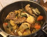 Une image de l'étape 22 de Chevreau aux légumes et os à moelle façon pot au feu revisité.