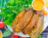 Hình bước làm 5 của món Cá chạch chiên mè trắng