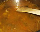 A picture of step 3 of My super easy honey pork and sirracha ramen soup.