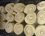A picture of step 5 of Cinammon rolls #4weekschallenge.