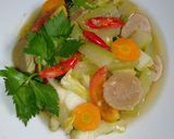 Foto langkah ke 5 dari resep Capcay labu putih.