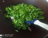 A picture of step 3 of Methi besani.