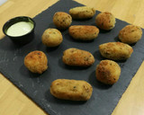 Foto del paso 21 de la receta: Croquetas de manzana, pasas y piñones