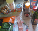 Foto del paso 1 de la receta: Ensalada de espinacas con tocino