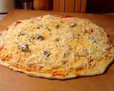Foto del paso 2 de la receta: Pizza cuatro quesos en sartén