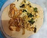 A picture of step 3 of Sattu Paratha.
