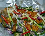 Foto langkah ke 2 dari resep Ikan gurame kukus/steam taucho.