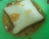 A picture of step 2 of Cheesy Masala French Toast.