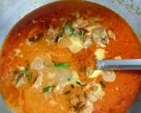 A picture of step 7 of Chicken curry for new learners.