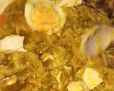 Hình bước làm 1 của món Lunch healthy: cháo trứng bí đỏ Yến mạch phô mai