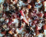 A picture of step 4 of Chicken tikka pizza.