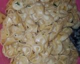 Foto del paso 3 de la receta: Fideos al pesto(más suave y con base de 4 quesos)