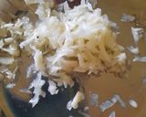 A picture of step 2 of Chilli Garlic paratha.