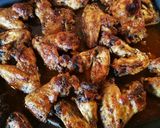 Csípős-mézes BBQ csirkeszárnyak, fokhagymás bulgurral recept fázis 4 fotója