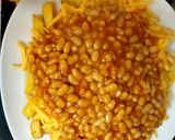 A picture of step 3 of My Son's Simple Beanzy, Cheezy Chips. 🙂.